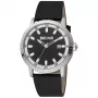 JUST CAVALLI MAN JC1G216L0015 42 mm sininen kellotaulu nahkaranneke kvartsikello