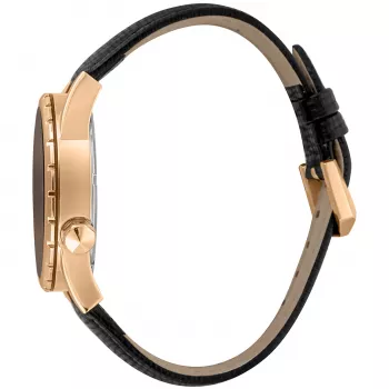 JUST CAVALLI MAN JC1G217L0035 analoginen kvartsikello 42mm musta kellotaulu ruostumaton teräskotelo musta nahkaranneke