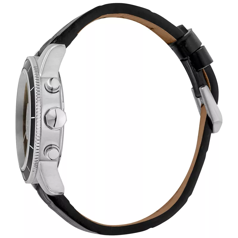 JUST CAVALLI miesten kello JC1G215L0015 42mm musta kellotaulu nahkaranneke