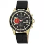 JUST CAVALLI MAN kello JC1G215L0025 (42 mm) - musta kellotaulu, nahkaranneke