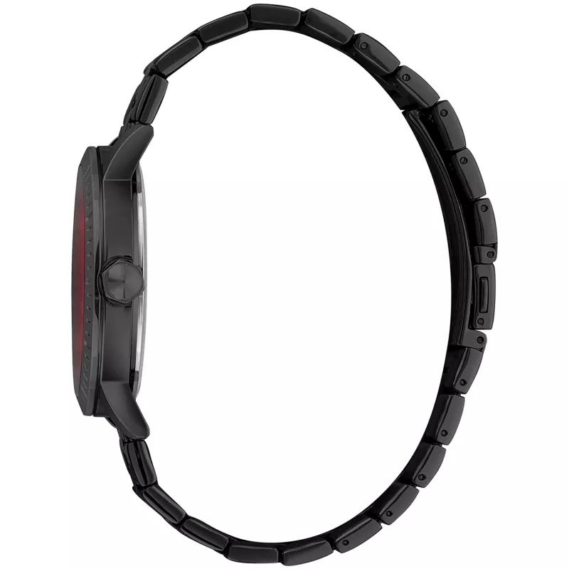 JUST CAVALLI MAN kello JC1G216M0065 42 mm musta kellotaulu nahkaranneke kvartsi
