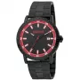 JUST CAVALLI MAN kello JC1G216M0065 42 mm musta kellotaulu nahkaranneke kvartsi