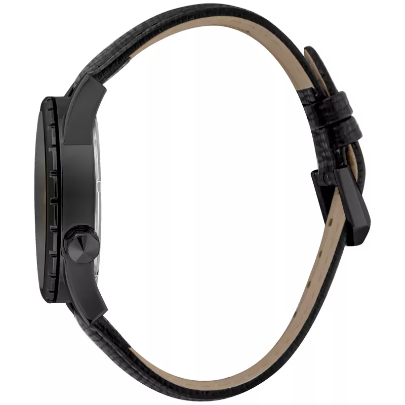 Just Cavalli miesten kello JC1G217L0045 42 mm musta kellotaulu nahkaranneke