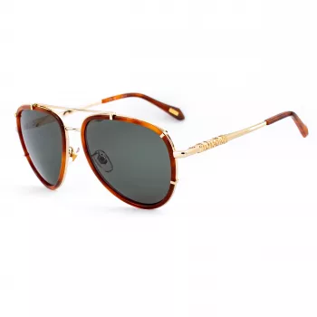 JUST CAVALLI unisex-aurinkolasit SJC029V5701GZ mustat kehykset harmaat liukuvärilinssit 57/17/140 mm