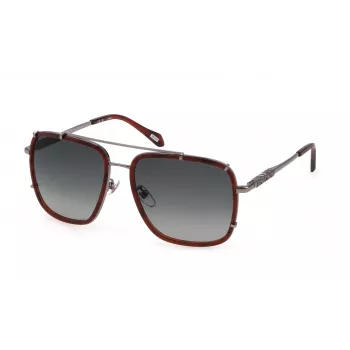 JUST CAVALLI unisex-aurinkolasit SJC030V5809JC Havana asetaatti ruskea liukuväri 58 mm
