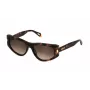 JUST CAVALLI unisex-aurinkolasit SJC034-5509AJ Havana muovikehys ruskeat liukuvärjätyt linssit 55/17/140 mm
