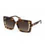 JUST CAVALLI naisten aurinkolasit SJC027-530829 perhonen/oversized liukuväri harmaat linssit 53 mm