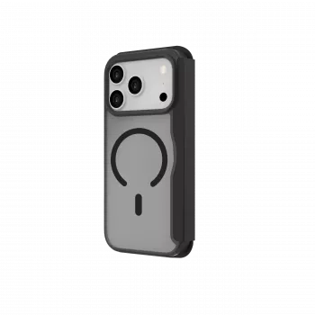 JUST MUST CHAMPION II FLIP CASE MAGSAFE iPhone 17 Pro, musta