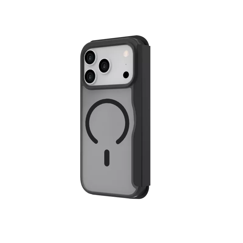 JUST MUST CHAMPION II FLIP CASE MAGSAFE iPhone 17 Pro, musta
