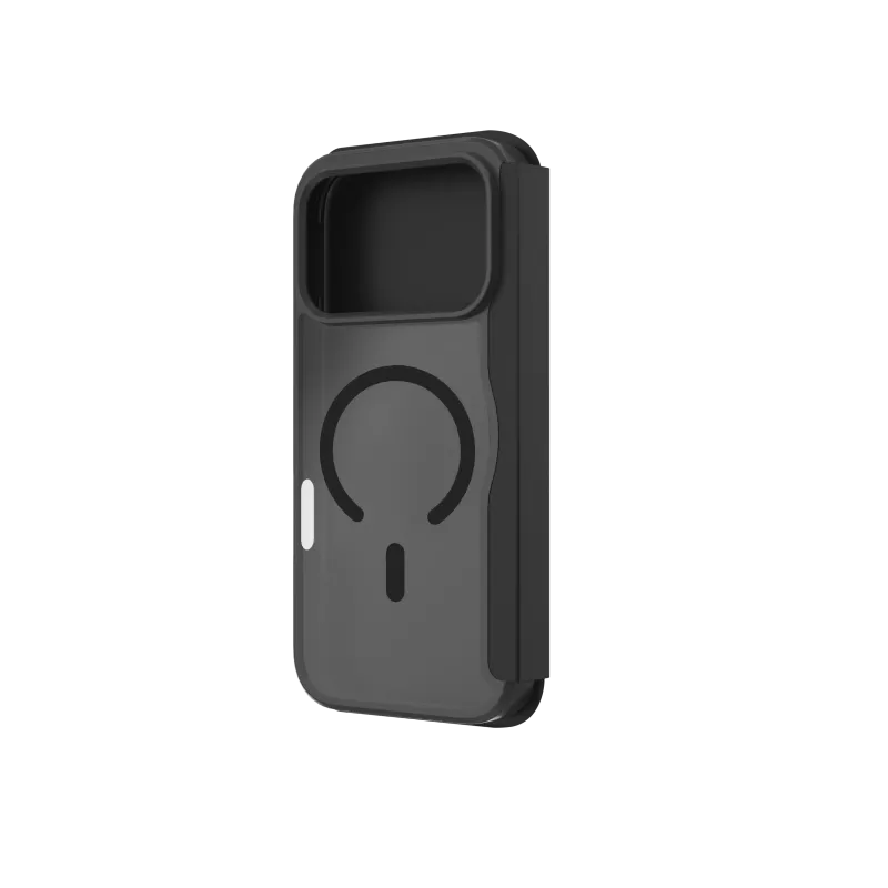 JUST MUST CHAMPION II FLIP CASE MAGSAFE iPhone 17 Pro, musta
