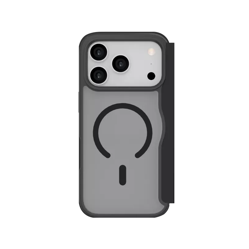JUST MUST CHAMPION II FLIP CASE MAGSAFE iPhone 17 Pro, musta