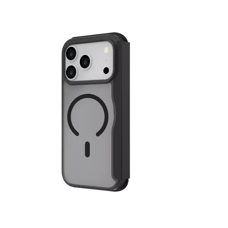JUST MUST CHAMPION II FLIP CASE MAGSAFE iPhone 17 Pro, musta
