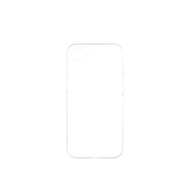 JUST MUST JM ANTI-BACTERIA TPU -kotelo iPhone 16e -laitteelle kirkas