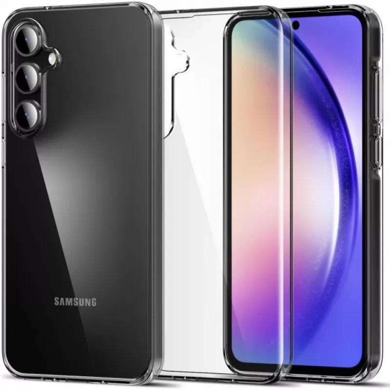 JUST MUST JM antibakteerinen TPU-kotelo Samsung Galaxy A55 5G - läpinäkyvä