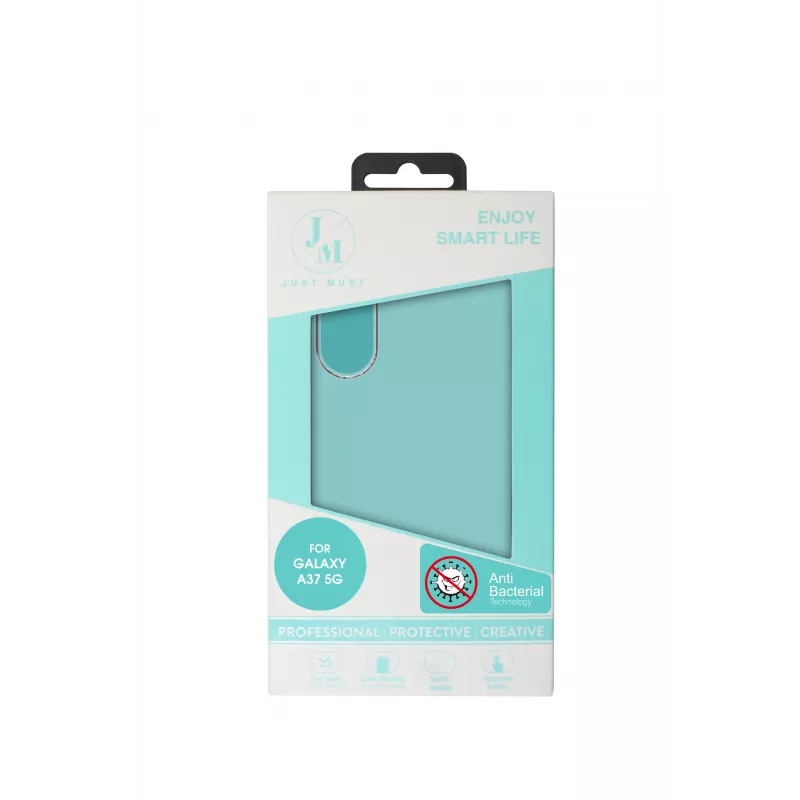 JUST MUST JM ANTI-BACTERIA TPU Galaxy A37 -puhelimelle, Clear