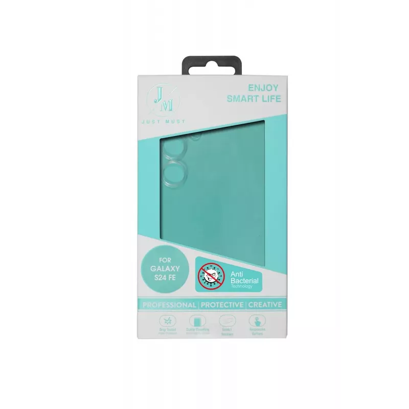 JUST MUST JM ANTI-BACTERIA TPU Galaxy S24 FE Clear