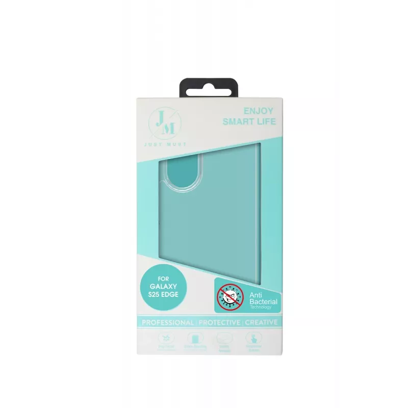 JUST MUST JM ANTI-BACTERIA TPU Galaxy S25 Edge Clear
