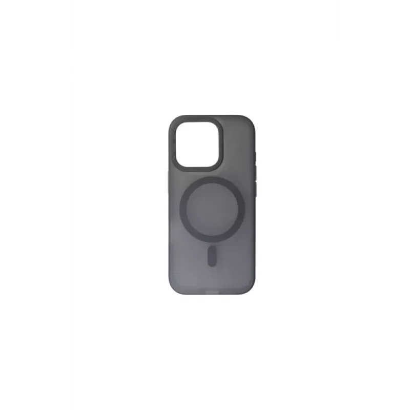 JUST MUST JM MAGSAFE SILK FROST I iPhone 16 Pro -puhelimeen, musta