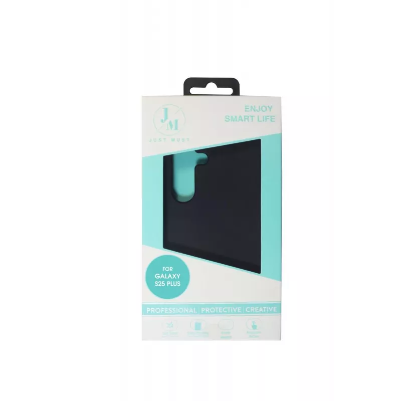 JUST MUST JM REGULAR DEFENSE SILICONE Galaxy S25 Plus musta