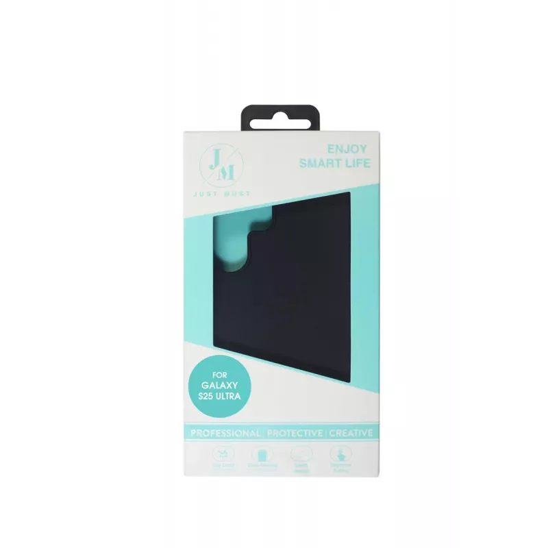 JUST MUST JM REGULAR DEFENSE SILICONE Galaxy S25 Ultra musta