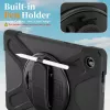 JUST MUST JM Rugged Case Grip Samsung Galaxy Tab A11+ kantohihnalla musta