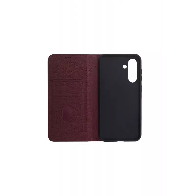 JUST MUST JM STAND FLIP CASE kotelo Galaxy A56 -laitteelle, burgundinpunainen