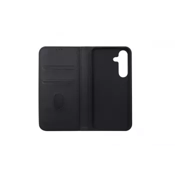 JUST MUST JM STAND FLIP CASE kotelo Galaxy S25 -laitteelle musta