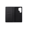 JUST MUST JM STAND FLIP CASE kotelo Galaxy S25 Ultra -laitteelle musta