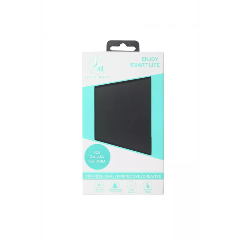 JUST MUST JM STAND FLIP CASE Galaxy S26 Ultra:lle musta