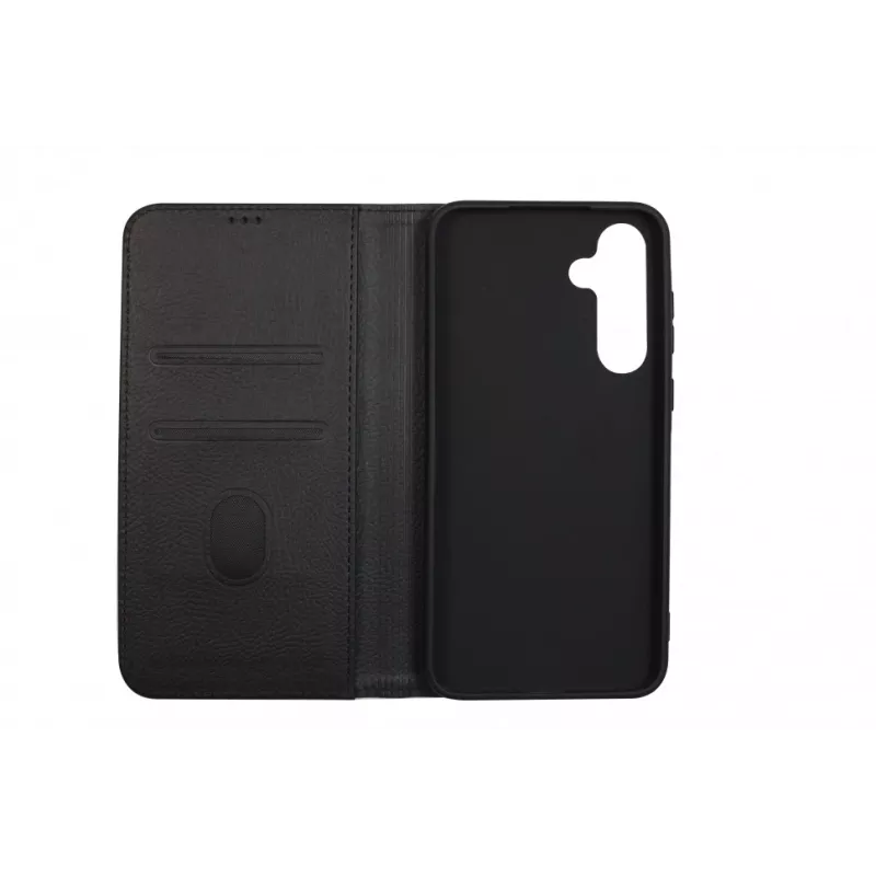 JUST MUST JM Stand Flip Case Samsung Galaxy A35 5G:lle, musta