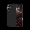 JUST MUST REGULAR DEFENSE SILICONE MagSafe-yhteensopiva iPhone 17 musta