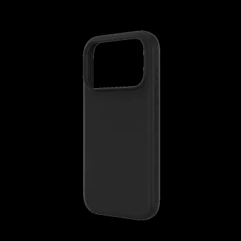 JUST MUST REGULAR DEFENSE SILICONE MAGSAFE-yhteensopiva iPhone 17 Pro musta