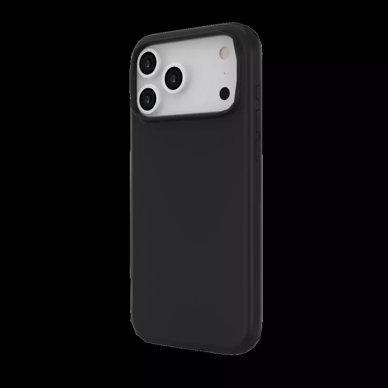 JUST MUST REGULAR DEFENSE SILIKONI MagSafe-yhteensopiva iPhone 17 Pro Max musta