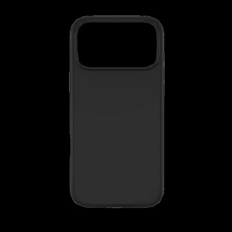 JUST MUST REGULAR DEFENSE SILIKONI MagSafe-yhteensopiva iPhone 17 Pro Max musta