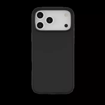 JUST MUST REGULAR DEFENSE SILIKONI MagSafe-yhteensopiva iPhone 17 Pro Max musta