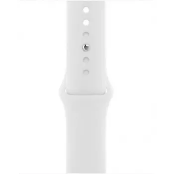 Just Must Universal JM LIQUID SILICONE kotelo Apple Watch -rannekkeeseen 38/40/41 mm valkoinen