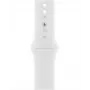 Just Must Universal JM LIQUID SILICONE kotelo Apple Watch -rannekkeeseen 38/40/41 mm valkoinen