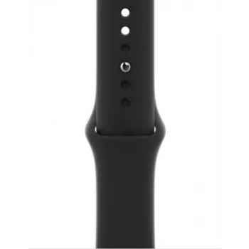 Just Must Universal JM Liquid silikonikuori Apple Watch rannekkeelle 42/44/45 musta