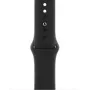 Just Must Universal JM Liquid silikonikuori Apple Watch rannekkeelle 42/44/45 musta