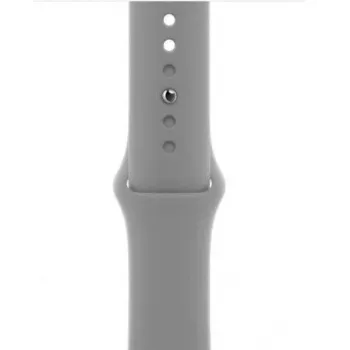 Just Must Universal JM LIQUID SILICONE -kotelo Apple Watch -rannekkeelle 42/44/45 vaaleanharmaa