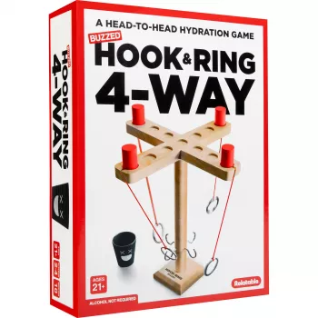 Just Play Buzzed 4-Way Hook & Ring peli