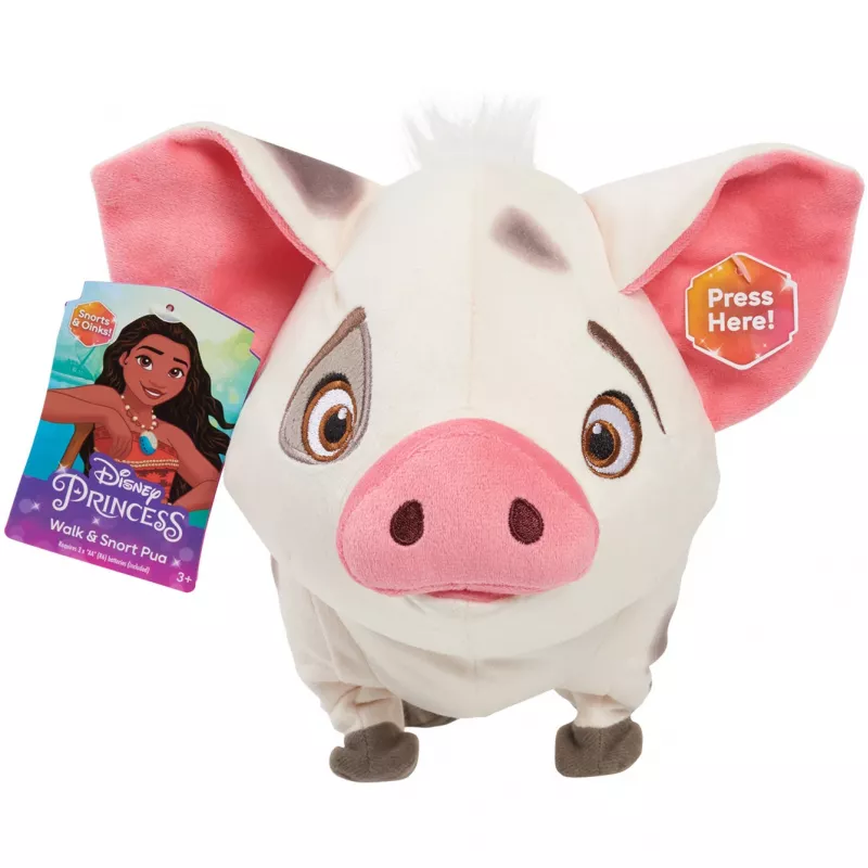 JUST PLAY Disney Moana Walk & Snort Pua interaktiivinen elektroninen pehmolelu