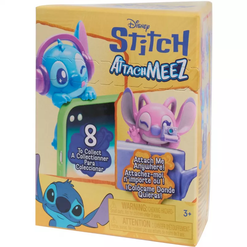 Just Play Disney Stitch Attachmeez keräilyfiguuri (satunnainen)