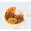 JUST PLAY Emotional Support Capybaras pehmolelu 7 tuumaa ruskea/vaaleanruskea