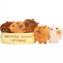JUST PLAY Emotional Support Capybaras pehmolelu 7 tuumaa ruskea/vaaleanruskea