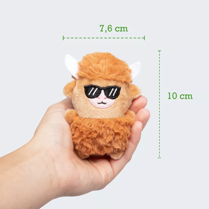 Just Play Emotional Support Highland Cow pehmolelu - ruskea, 25 cm