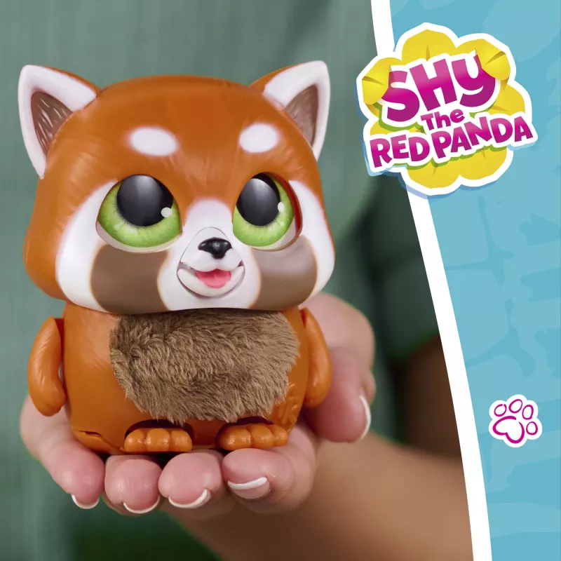 JUST PLAY furReal Handfuls - punainen panda interaktiivinen pehmolelu