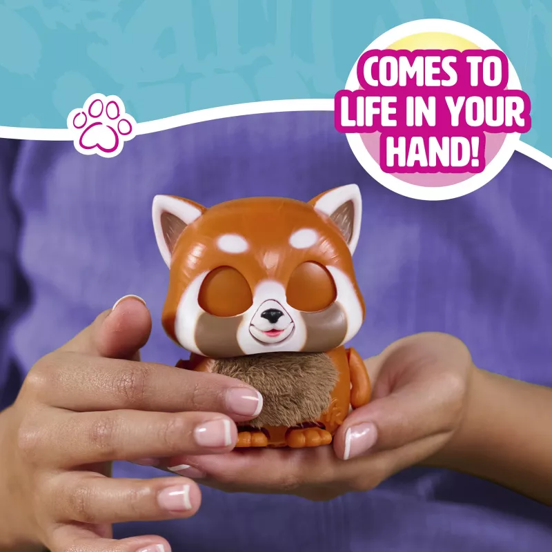 JUST PLAY furReal Handfuls - punainen panda interaktiivinen pehmolelu
