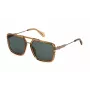 JUSTCAVALLI miesten aurinkolasit SJC040-580913 Havana Brown Gradient neliömäinen asetaatti 58mm
