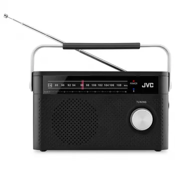 JVC kannettava radio RA-E315B musta